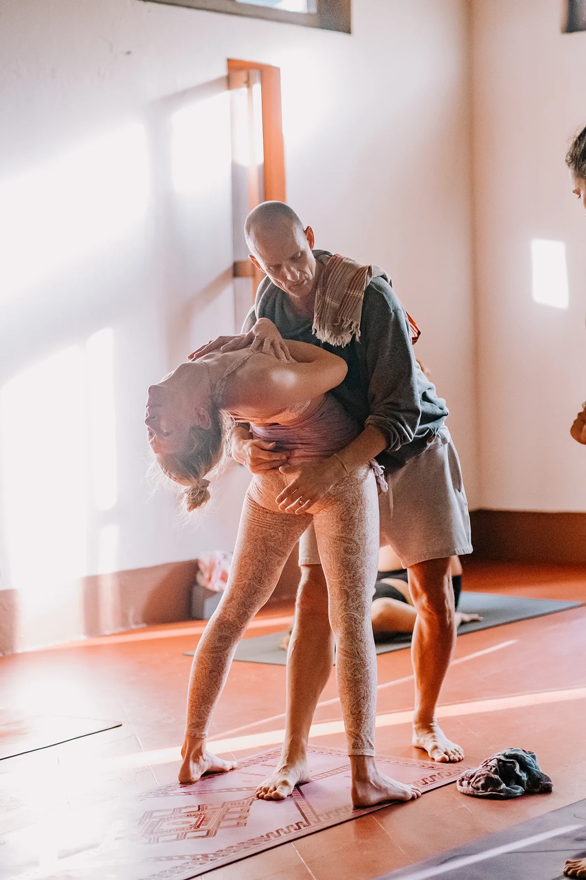 Yoga training session with Tim